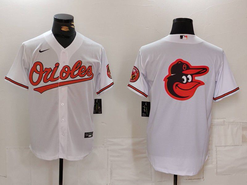 Men Baltimore Orioles Blank White Game 2024 Nike MLB Jersey style 5